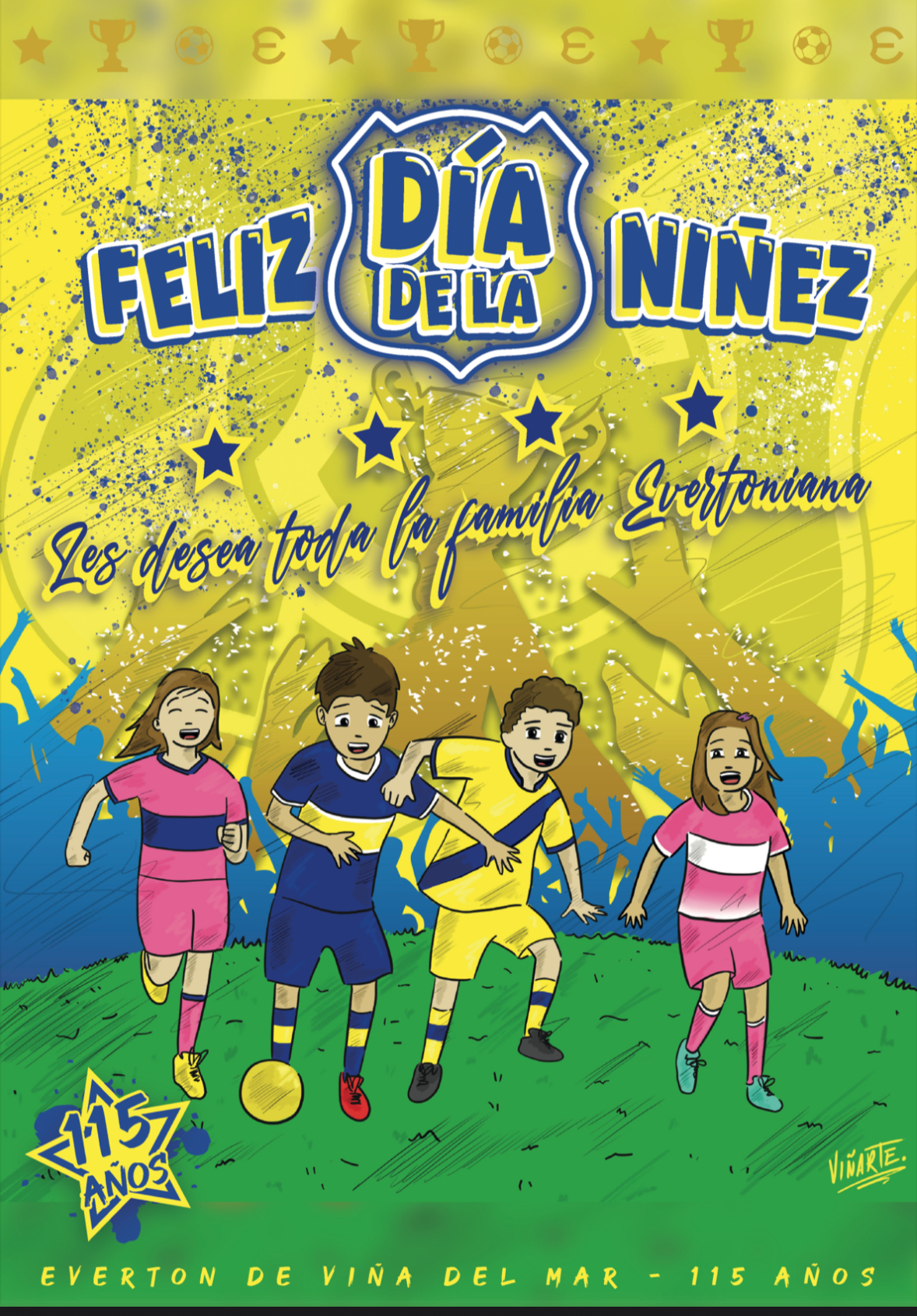 Colorea tu amor por Everton con Viñarte